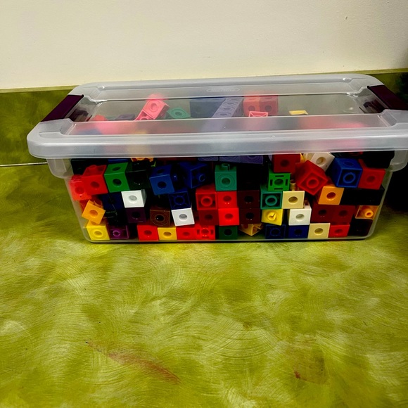Learning Resources Big Builders MathLink Cubes – 200 Pezzi, Costruzioni Educative, STEM, 5+ Anni